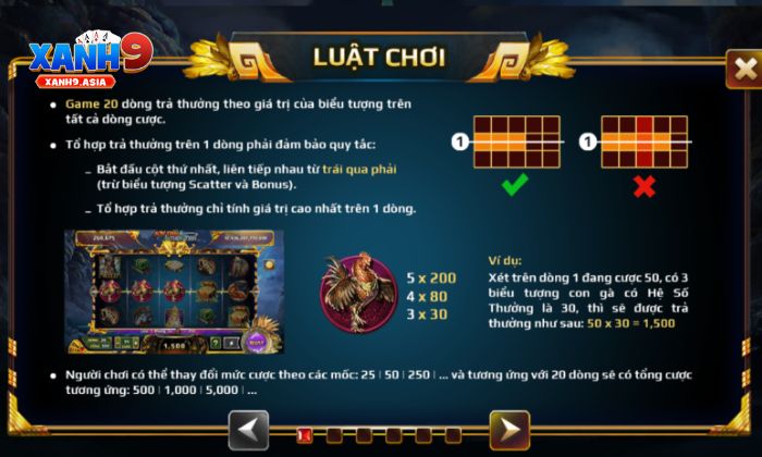 Hướng dẫn cách chơi sơn tinh thủy tinh tại Xanh9