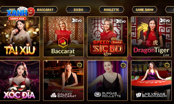Game bài tại Xanh9