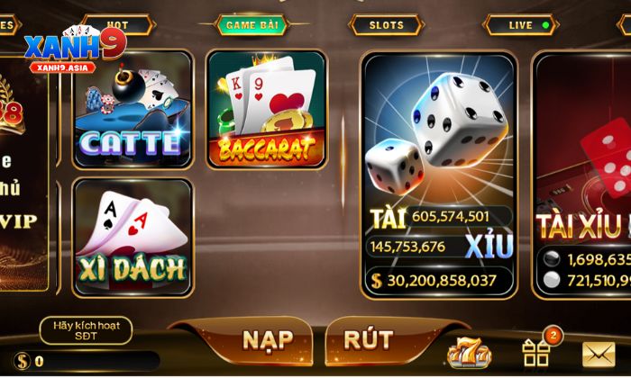Hướng dẫn tham gia chơi Xì dách tại Xanh9