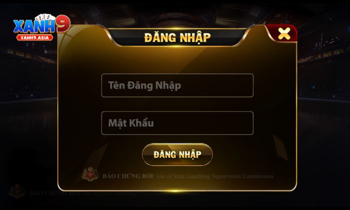 đăng nhập xanh9 Nhập thông tin đăng nhập mà cổng game Xanh9 yêu cầu