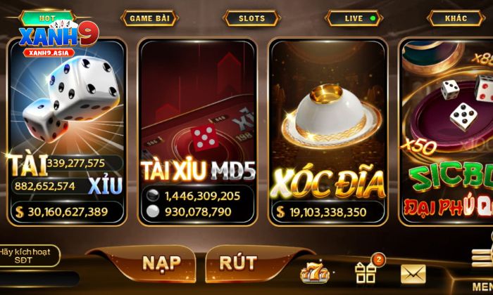 tài xỉu Xanh9 Tham gia cá cược tại Tài Xỉu Xanh9