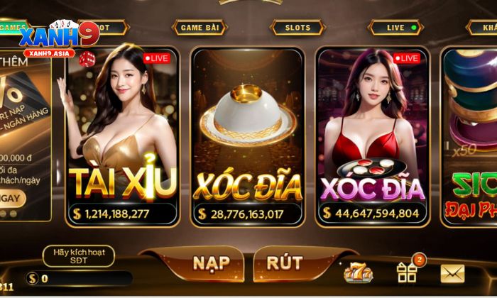 xóc đĩa Xanh9 Quy trình tham gia Xóc Đĩa Xanh9